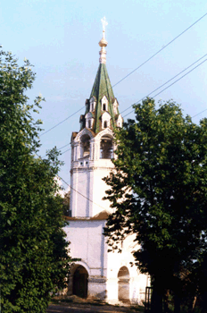 Город Владимир. Колокольня Николо-Галейской церкви.  1732-1735 г.г. Фото 1999 г.