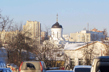 Город Владимир. Успенский собор Княгинина монастыря (1200-1202 г.г., перестроен в XVI веке).