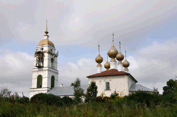 Ярославская область, Борисоглебский р-н, село Павлово. Тихвинская церковь, 1744 г.
